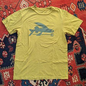 Patagonia Mens Flying Fish Organic T Shirt M Slim